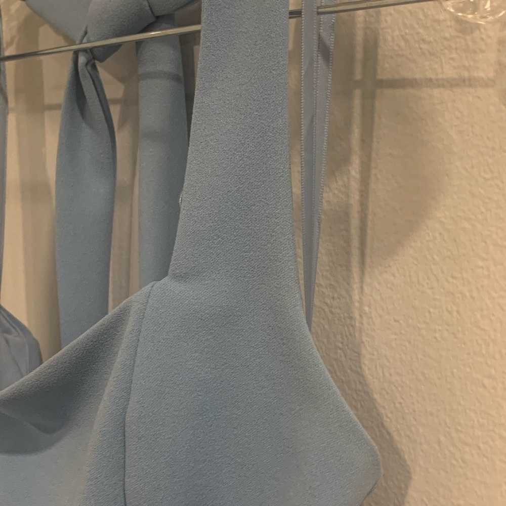 Hello Molly Blue Asymmetrical Sheath Dress Like New for Party’s and Weddings - Picture 11 of 14